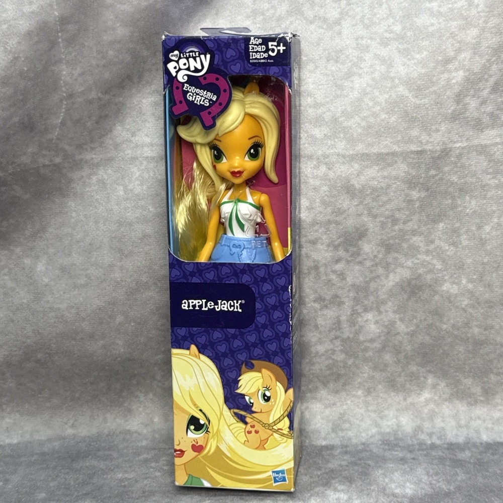 My Little Pony Equestria Girls Apple Jack  9" Doll Hasbro New Sealed *Box Wear